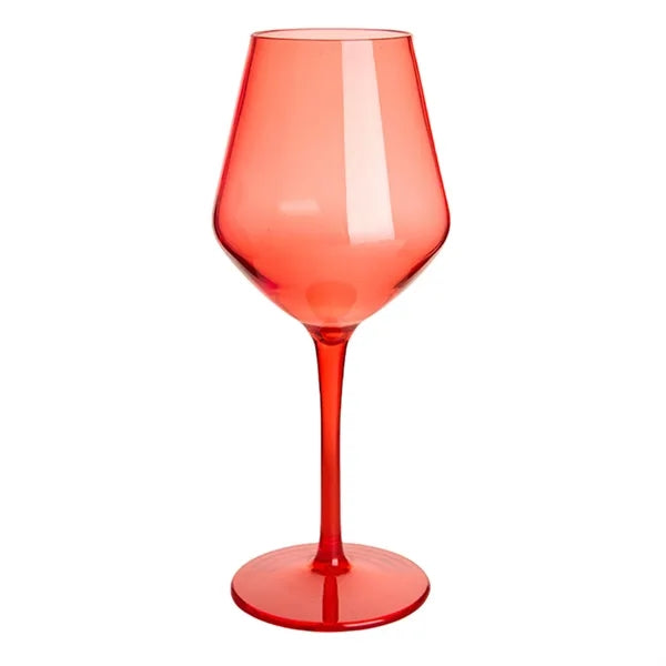 Acrylic Red Wine Stemmed Glasses