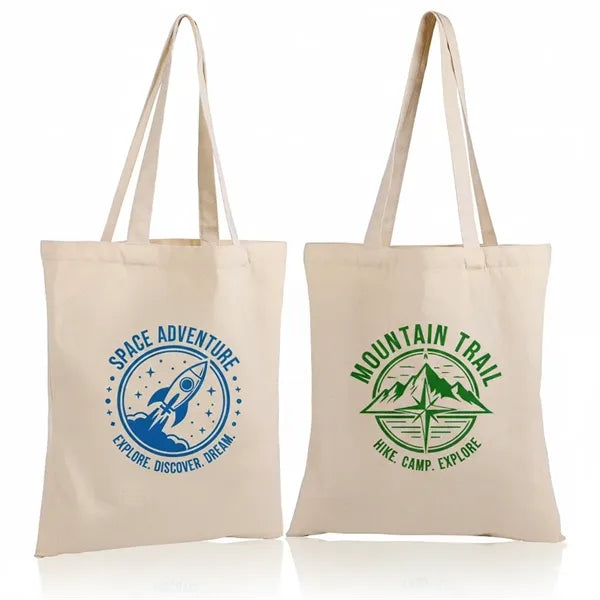 8OZ Natural Cotton Convention Tote Bag