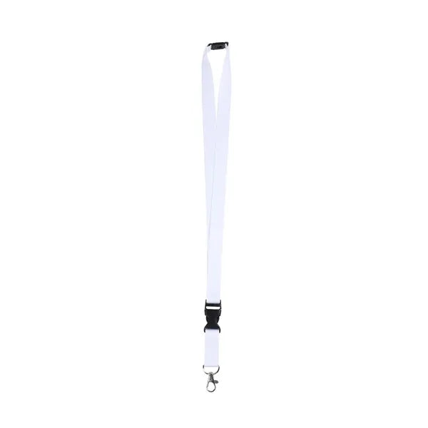 3/4" Full Color Dye Sublimated Lanyard W/ Buckle Release And