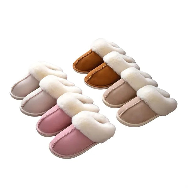 Cozy Women's Memory Foam Fluffy House Slippers