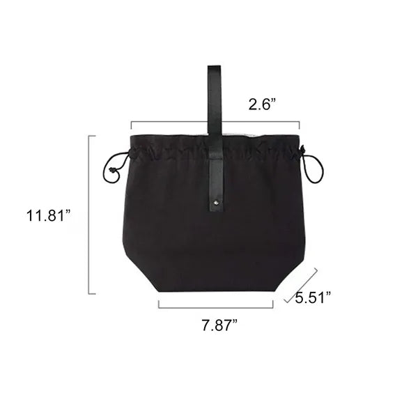 Canvas Drawstring Lunch Bag