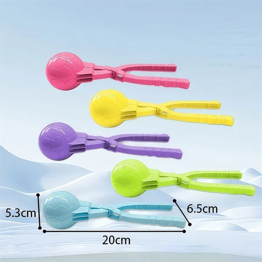 Durable Football Shaped Snowball Maker for Kids & Adults