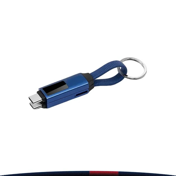 Surgeflux 2-in-1 Digital Wattage Display Fast Charging Cable