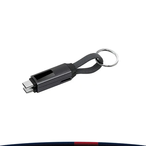 Surgeflux 2-in-1 Digital Wattage Display Fast Charging Cable