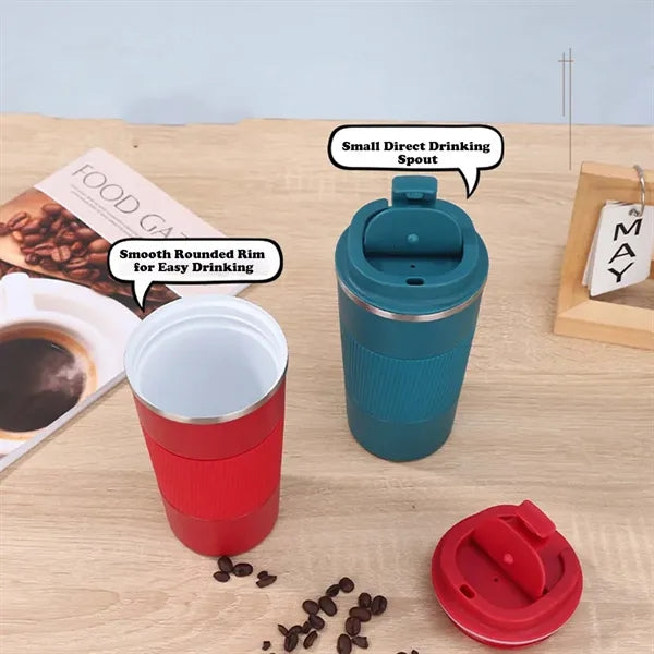 17oz Ceramic-Lined Insulated Coffee Mug