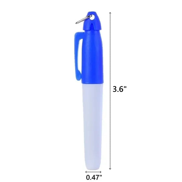 Golf Ball Marker Pen with Keychain