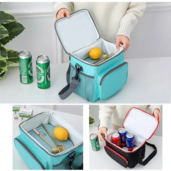 Insulated Cooler Bag Picnic Basket Lunch Thermal Tote