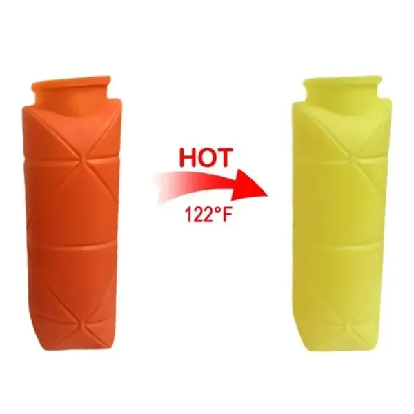 17oz Silicone Color-Changing Collapsible Bottle