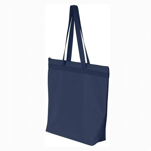 Large Tote With Zipper
