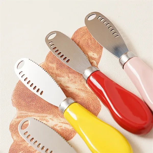 Stainless Steel Butter Knife With Ceramic Handle