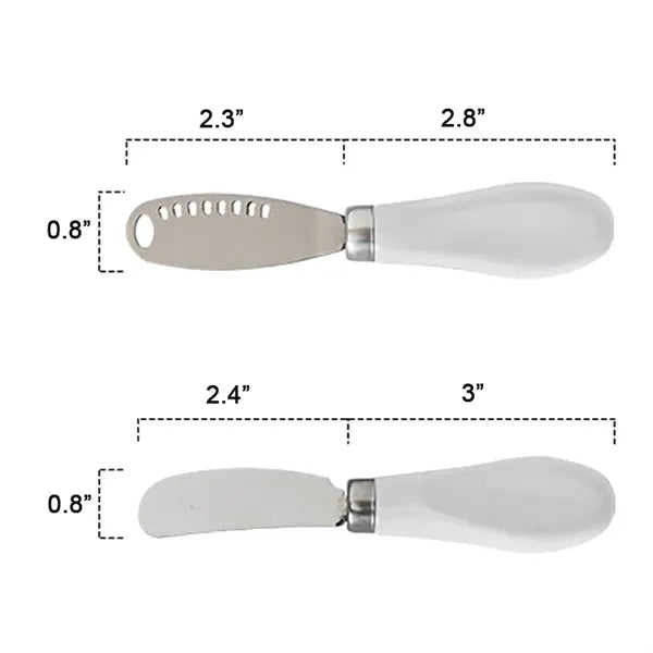 Stainless Steel Butter Knife With Ceramic Handle