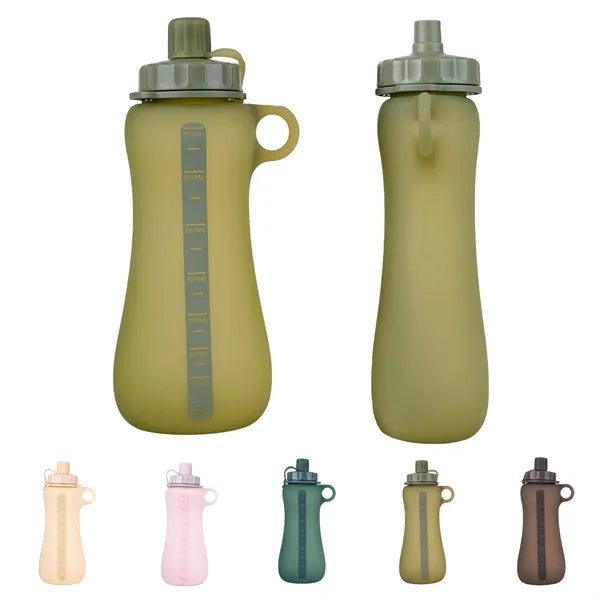 25 Oz Silicone Water Bottle