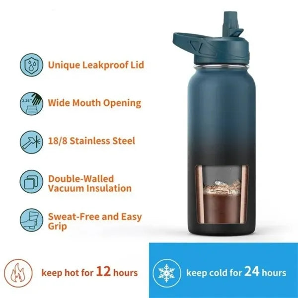 32oz Stainless Steel Insulated Water Bottle