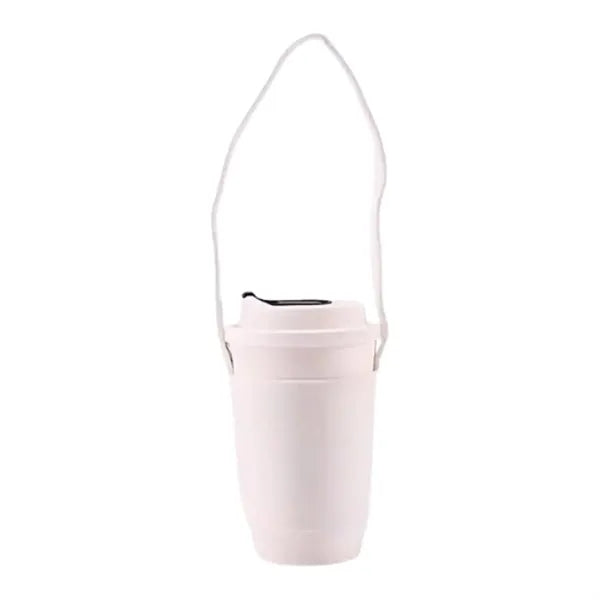 Canvas Cup Sleeve with Adjustable Carry Handle