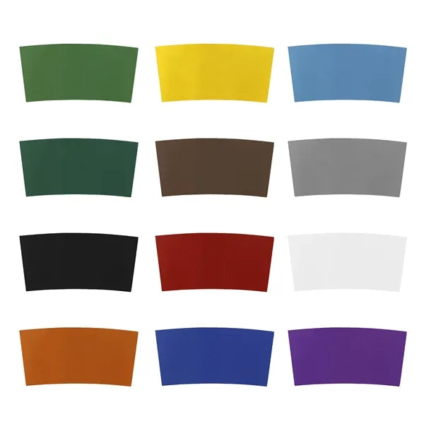 Full Color Disposable Kraft Coffee Cup Sleeve