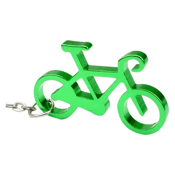 Bicycle Shaped Bottle Opener Keychain