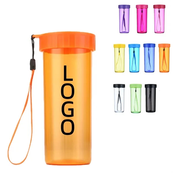 14OZ Plastic Sports Water Bottle Wide Mouth