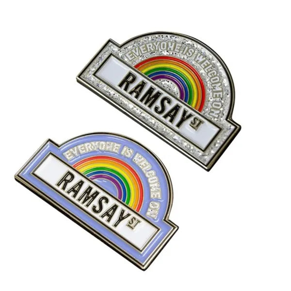 1 inch Zinc alloy Custom Label Pin