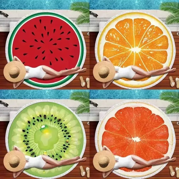 Round Beach Towel