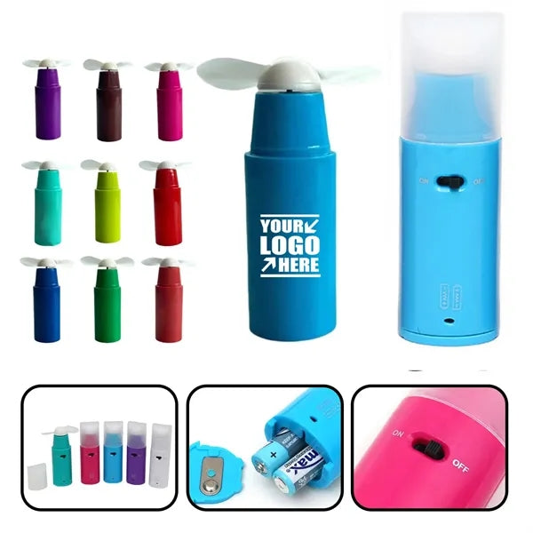 Lipstick Shaped Pocket Fan Quiet Powerful Mini Breeze