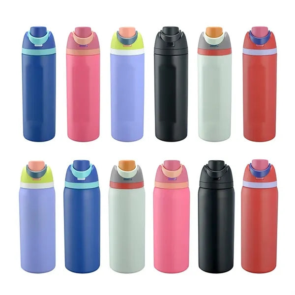24 oz Stainless Insulated Bottle with Handle