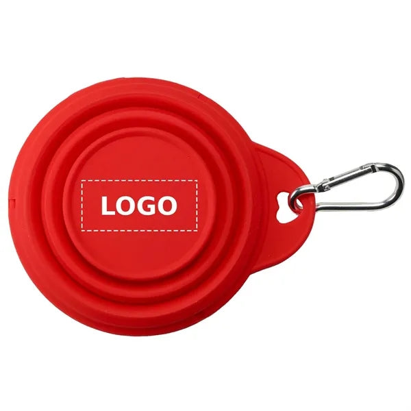 Collapsible Pet Bowl with Carabiner, 8 oz.
