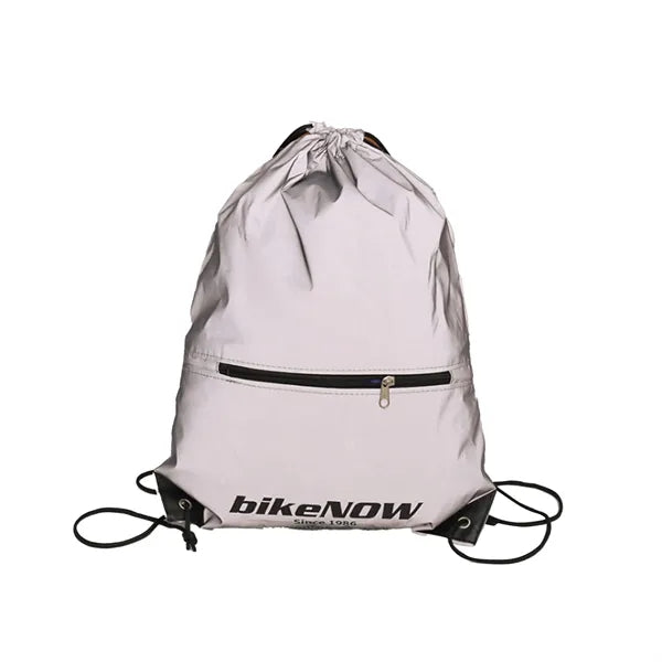 Reflective Drawstring Backpack