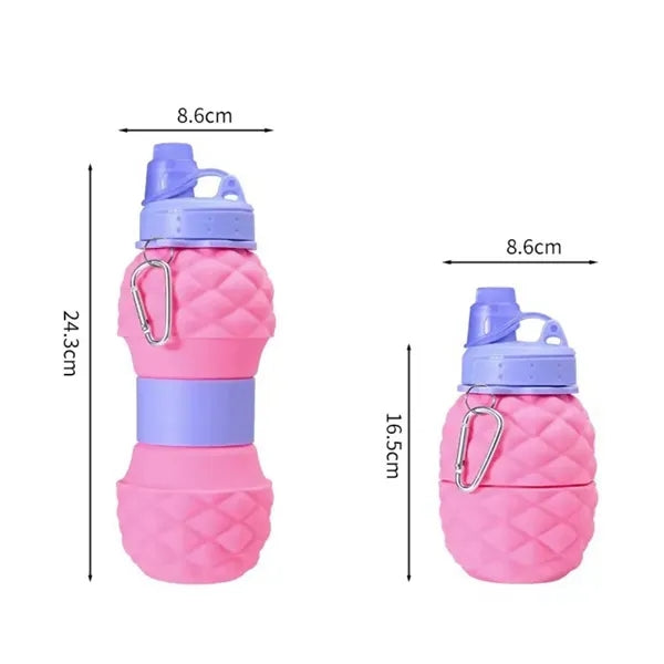 Fruit Shaped Collapsible Silicone Water Bottle