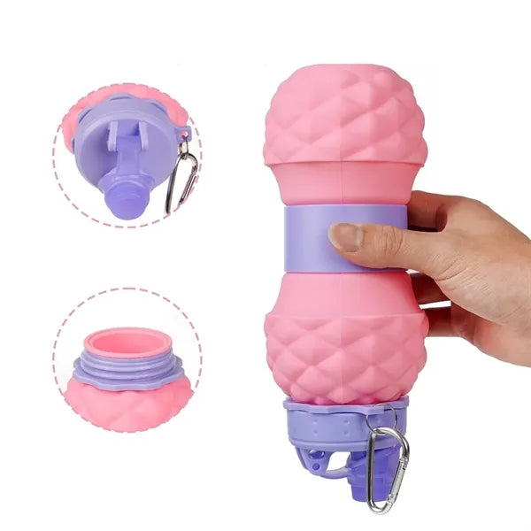 Fruit Shaped Collapsible Silicone Water Bottle