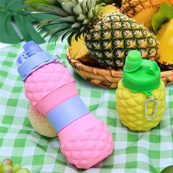 Fruit Shaped Collapsible Silicone Water Bottle