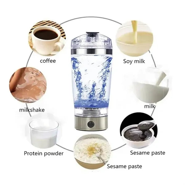 Rechargeable Protein Shaker Bottle 450ml