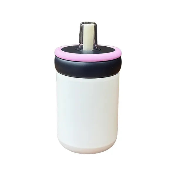 Stainless Steel Straw Double Drinking Cup