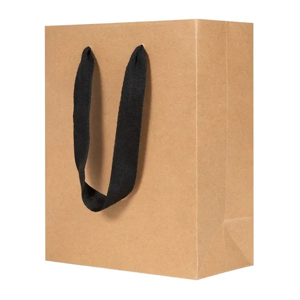 Ribbon Handle Natural Kraft Eurotote