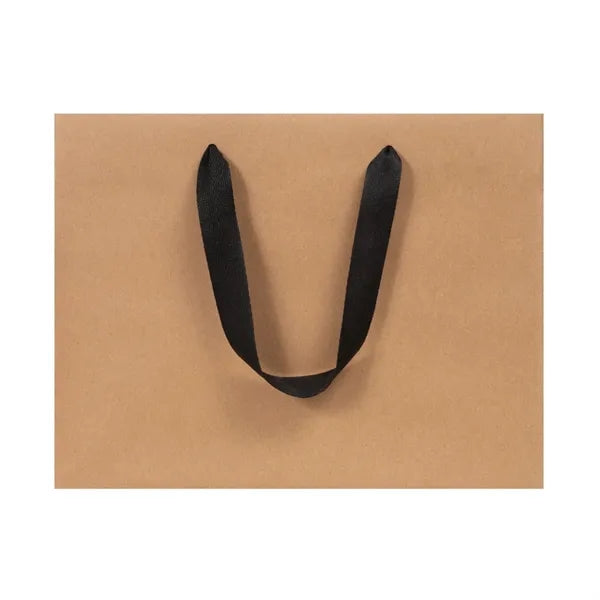 Ribbon Handle Natural Kraft Eurotote