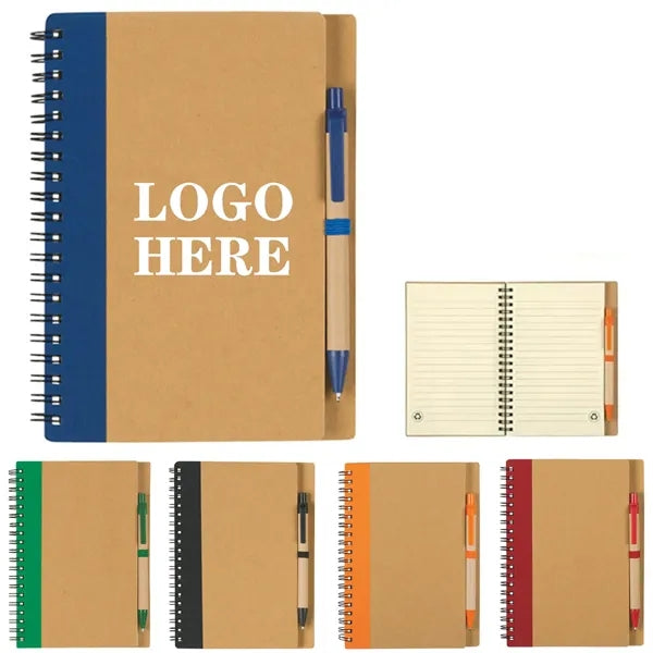 Spiral Notebook With Pen