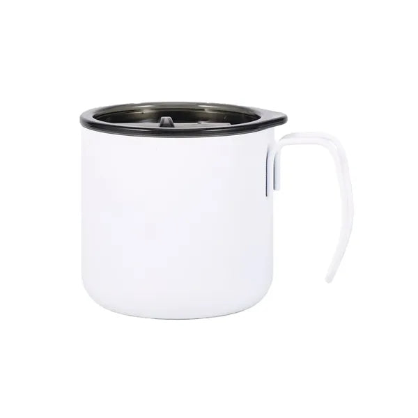 15oz Stainless Steel Coffee Mug With Handle & Lid