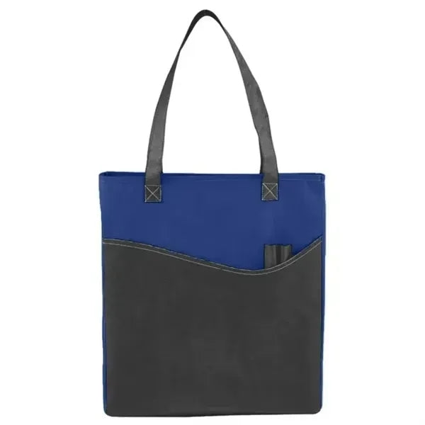 Pocket Non-Woven Convention Tote Bag