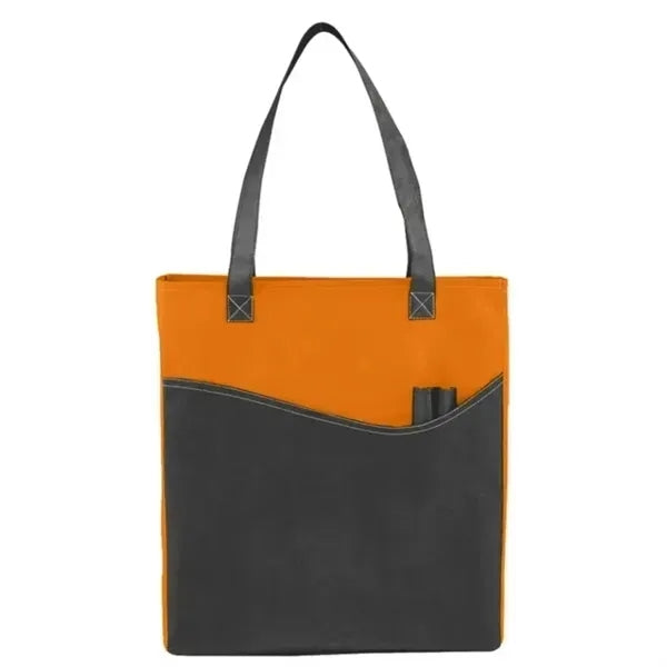Pocket Non-Woven Convention Tote Bag