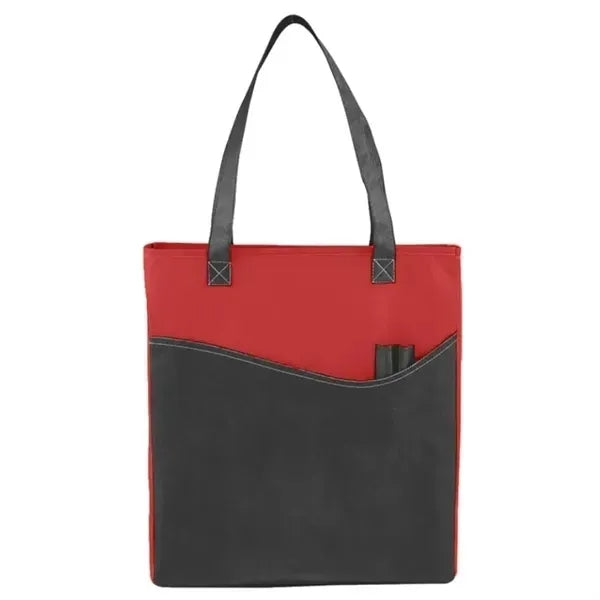 Pocket Non-Woven Convention Tote Bag