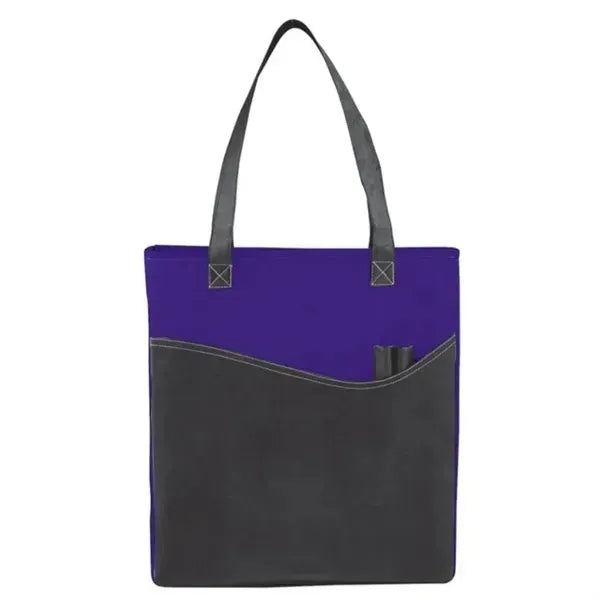Pocket Non-Woven Convention Tote Bag