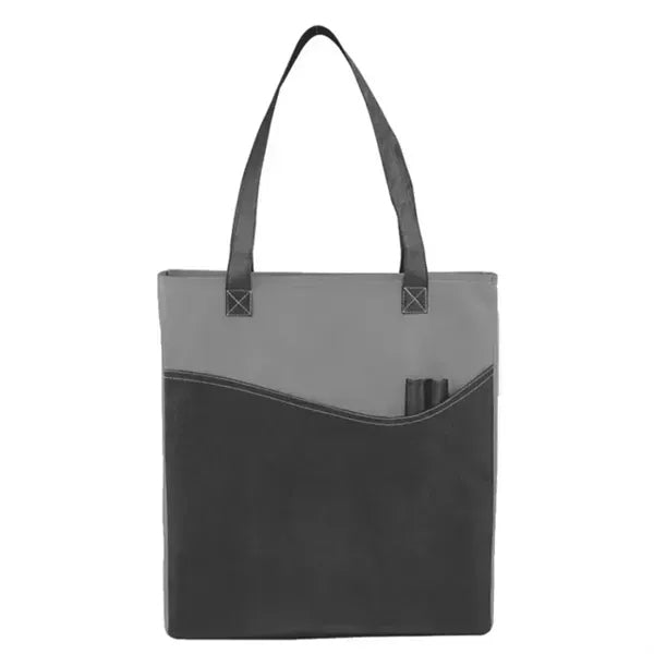 Pocket Non-Woven Convention Tote Bag