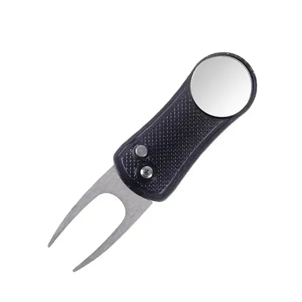 Foldable Golf Divot Tool with Magnetic Ball Marker