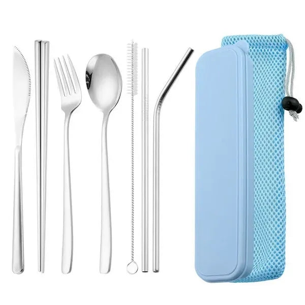 Portable Travel Camping Cutlery Set