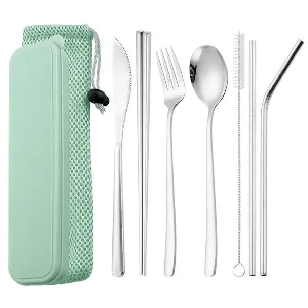 Portable Travel Camping Cutlery Set