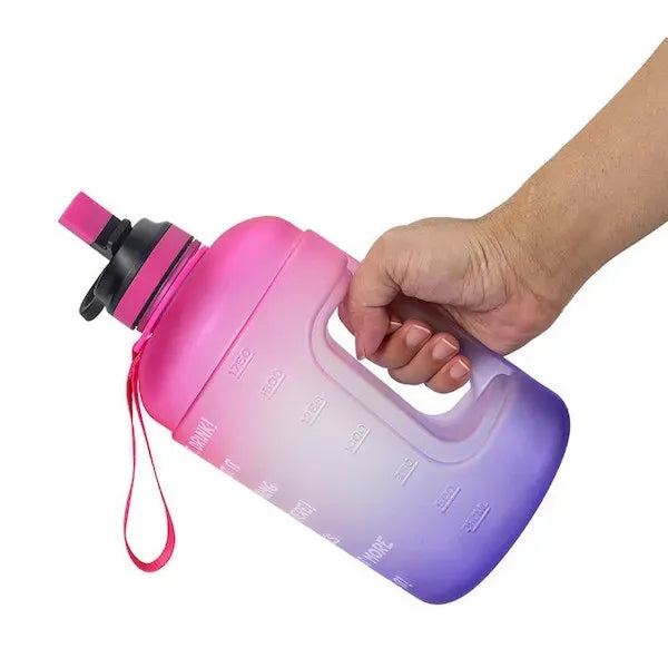 1 Gallon Water Bottle with Time Marker