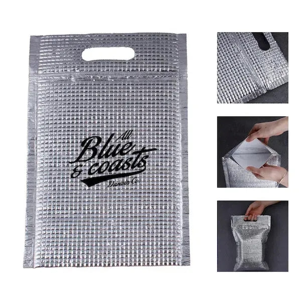 Disposable Cooler Bags with Zip Lock & Handle