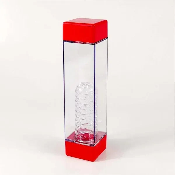 Square Water Bottle With Fruit Infuser