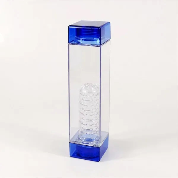 Square Water Bottle With Fruit Infuser