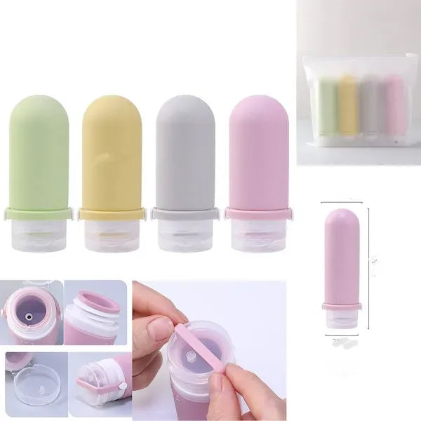 4 Toiletries Travel Bottle Shampoo Conditioner