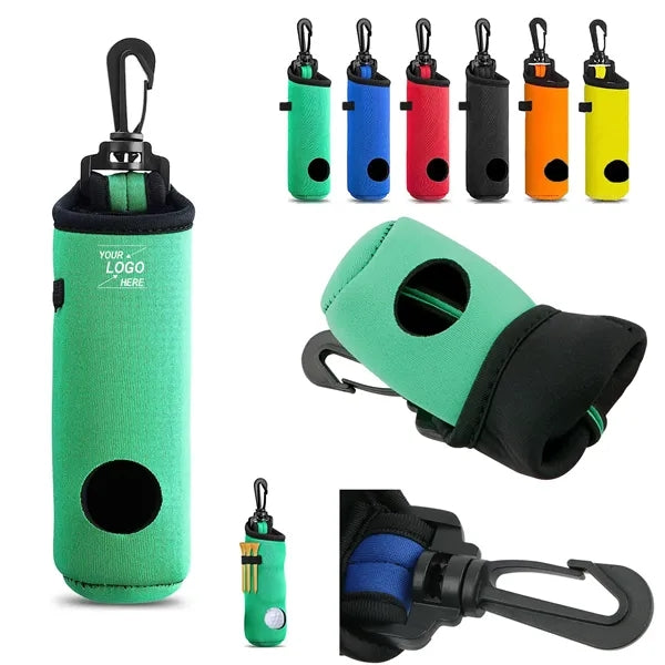 Golf Tee and Ball Holder Bag